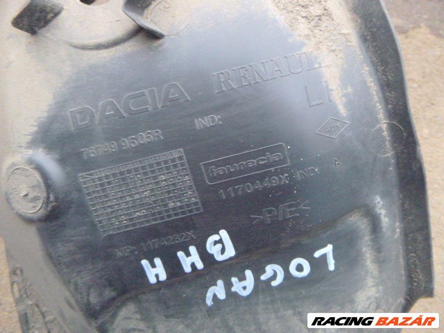 Dacia Logan II 2019 SEDAN BAL HÁTSÓ dobbetét 767499606R 4. kép