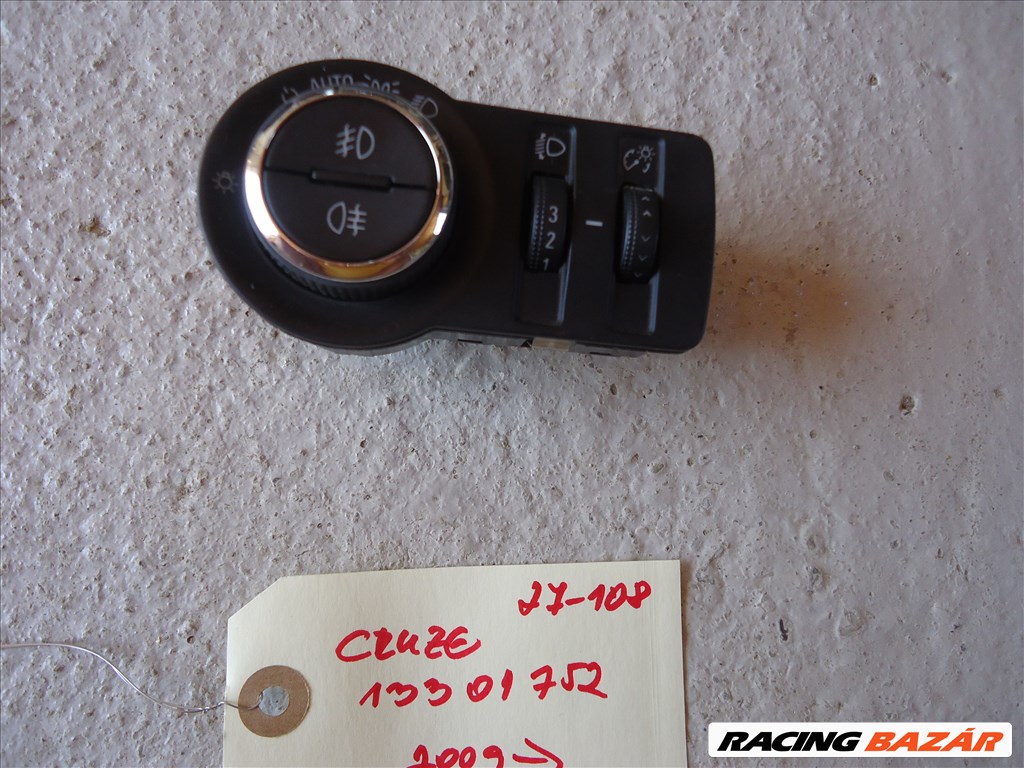 Chevrolet Cruze fényszóró kapcsoló 13301752 1. kép