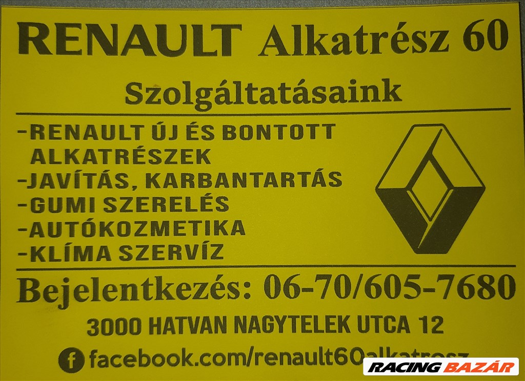Renault tipusokhoz Km óra 2. kép