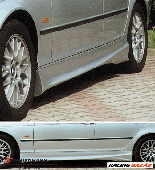 BMW E46 sedan tuning küszöb spoiler párban 1. kép