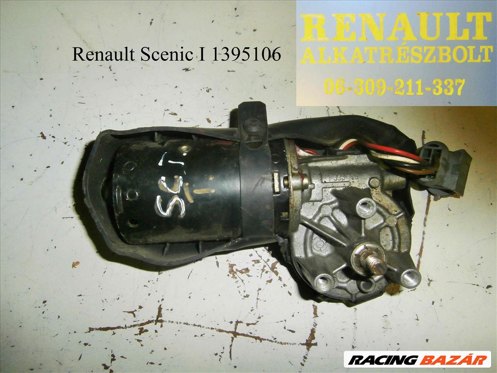 Renault Scenic 1395106 első ablaktörlő motor  1. kép