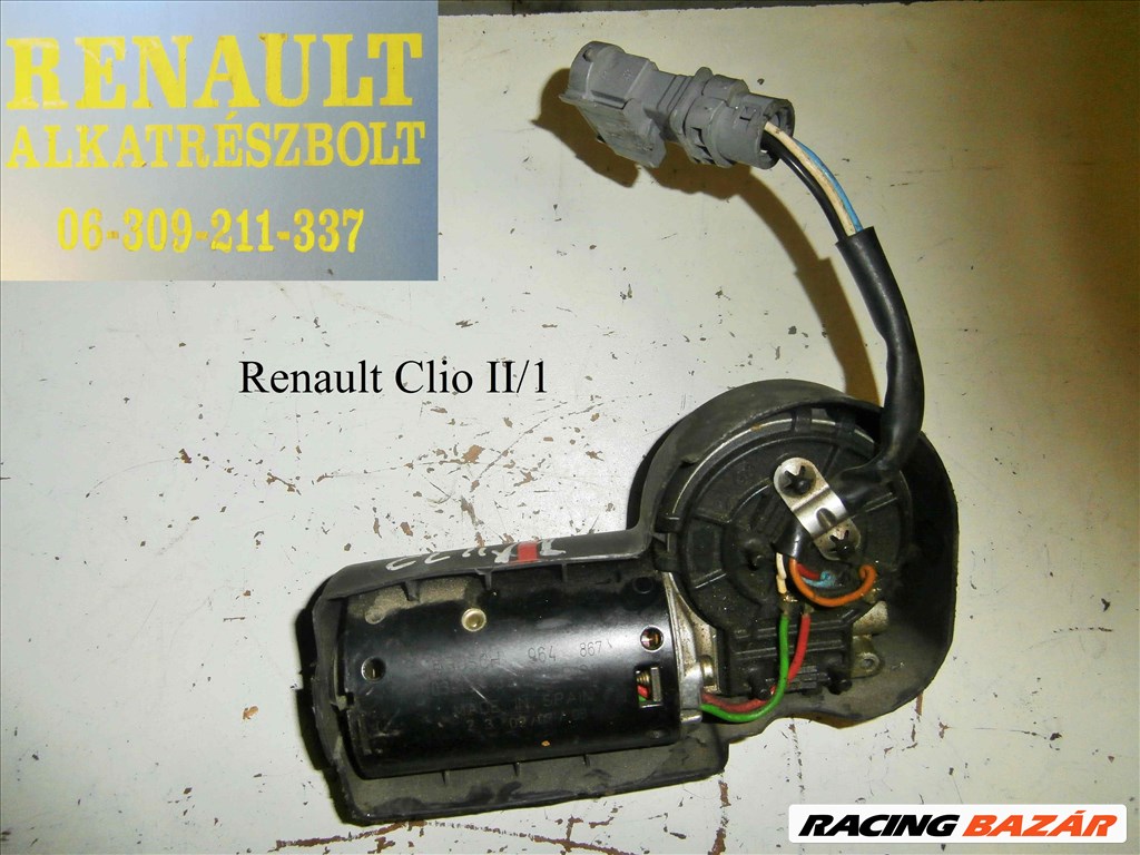 Renault Clio II/1 első ablaktörlő motor  1. kép