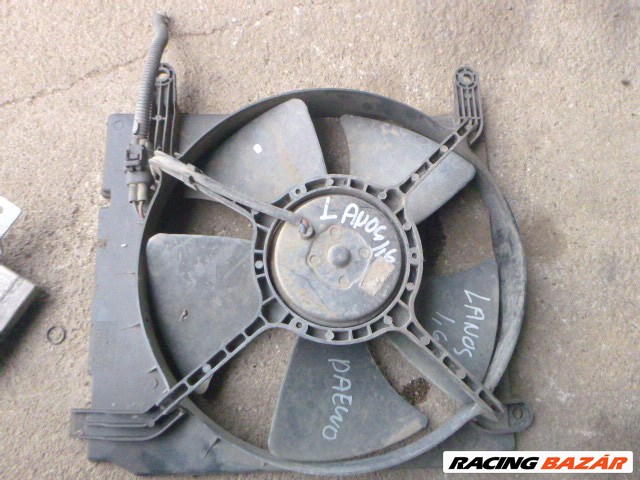 Daewoo Lanos 2000, 1,6, 16V  klímás  hűtőventilátor  1. kép
