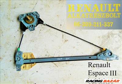 Renault Espace III bal hátsó ablakemelő 