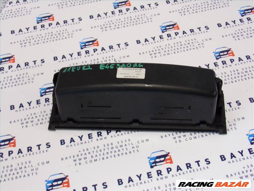 BMW E46 középső tároló szemüvegtartó box hamutartó konzol eladó (118082)  51168202188 2. kép
