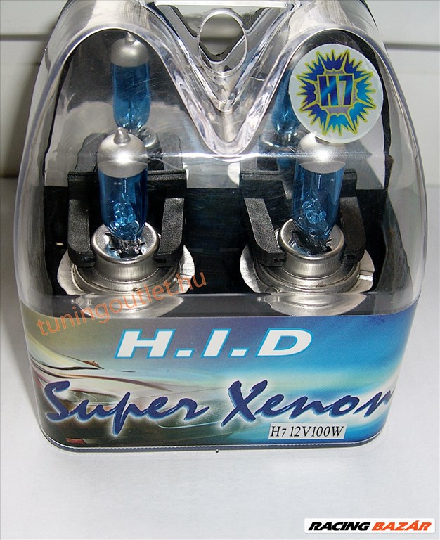 H7 100W xenon hatású izzó 2. kép