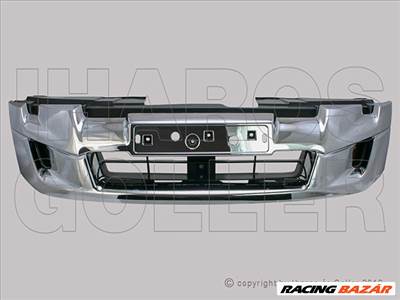 Isuzu D-Max (RT50) 2012.07.01-2017.04.30 Hűtődíszrács króm-fekete (4WD) (139G)