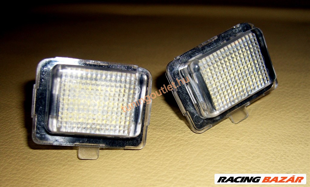 Mercedes W221 LED rendszámtábla világítás párban 1. kép