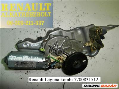 Renault Laguna kombi 7700831512 hátsó ablaktörlő motor 