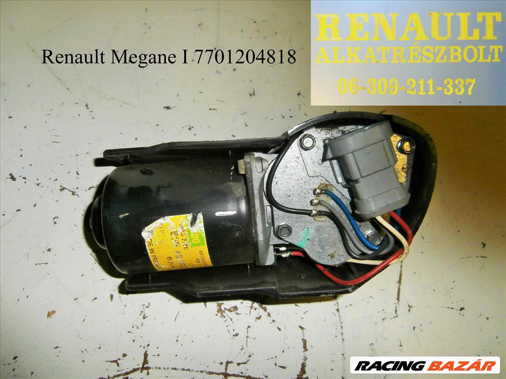 Renault Megane 7701204818 első ablaktörlő motor  1. kép