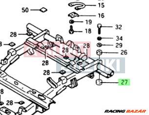 Suzuki Samurai alvázgumi hátul alsó sarok 71494-80202