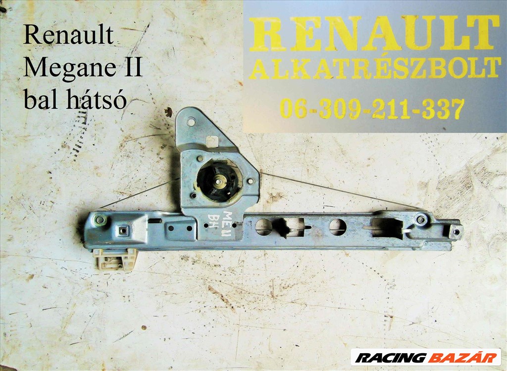 Renault Megane II bal hátsó ablakemelő  1. kép