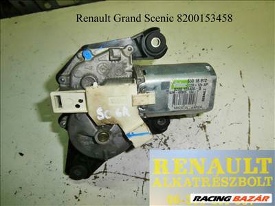 Renault Grand Scenic 8200153458 hátsó ablaktörlő motor 