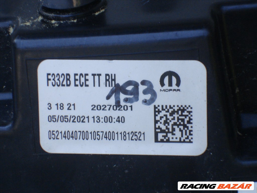 Fiat 500 Facelift Jobb hátsó Led lámpa F332BECE 2019-től 5. kép