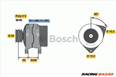 BOSCH 0 986 041 240 - generátor OPEL VAUXHALL