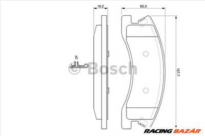 BOSCH 0 986 424 823 - fékbetét JEEP