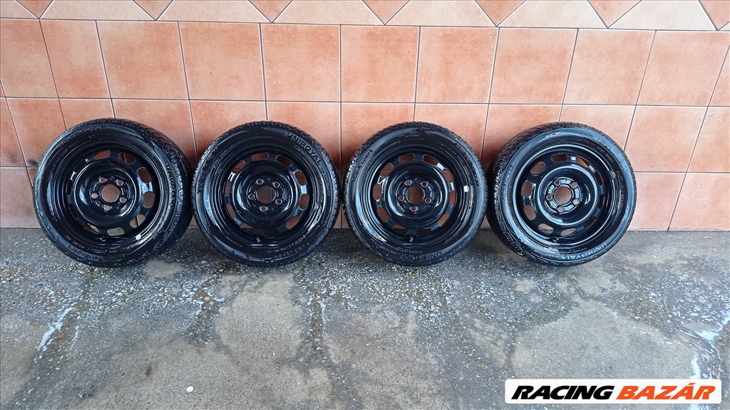 MERCEDES A 15" LEMEZFELNI 5X112 NYÁRI 185/55R15 GUMIVAL OLCSÓN!!!! 1. kép