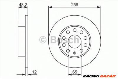 BOSCH 0 986 479 B78 - féktárcsa AUDI SEAT SKODA VW