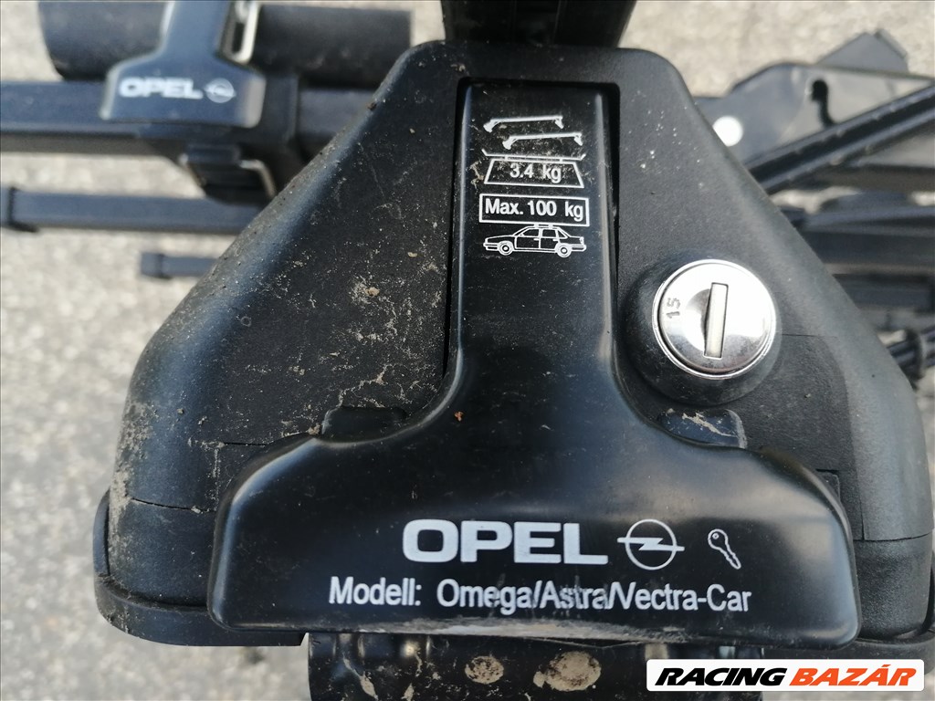 Opel Astra F, G, Vectra B, Omega B gyári tetőcsomagtartó kerékpárszállítókkal eladó! 2. kép