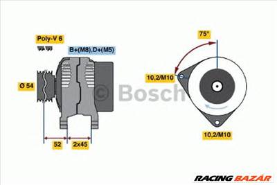 BOSCH 0 986 042 071 - generátor CITROËN FIAT PEUGEOT