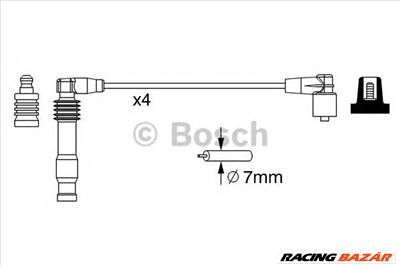 BOSCH 0 986 357 228 - gyújtókábel szett OPEL VAUXHALL