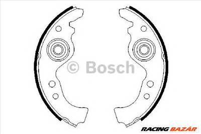 BOSCH 0 986 487 030 - fékpofakészlet ABARTH AUTOBIANCHI FIAT INNOCENTI LANCIA SEAT YUGO ZASTAVA