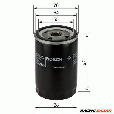 BOSCH 0 986 452 058 - olajszűrő CHEVROLET DAEWOO DAIHATSU NISSAN OPEL PIAGGIO SUBARU SUZUKI SUZUKI (