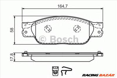 BOSCH 0 986 494 355 - fékbetét JAGUAR