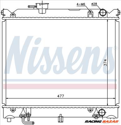 NISSENS 64079 Hűtőradiátor