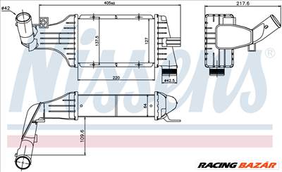 NISSENS 96789 Intercooler