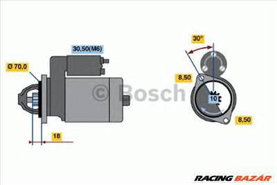 BOSCH 0 986 021 260 - önindító MERCEDES-BENZ