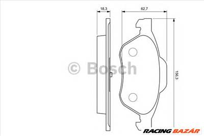 BOSCH 0 986 494 034 - fékbetét RENAULT