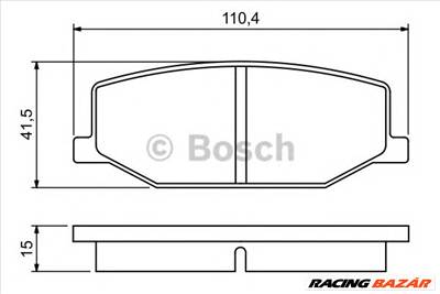 BOSCH 0 986 460 935 - fékbetét SUZUKI