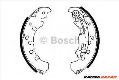 BOSCH 0 986 487 702 - fékpofakészlet CITROËN FIAT LANCIA OPEL PEUGEOT VAUXHALL