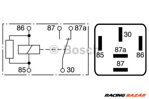 BOSCH 0 986 332 041 - relé MERCEDES-BENZ PUCH 1. kép