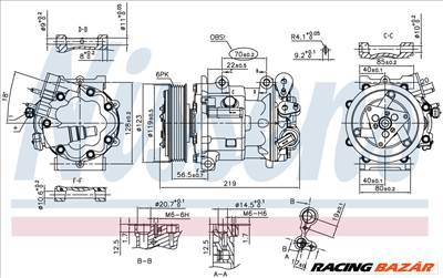 NISSENS 89362 Klímakompresszor SD7C16