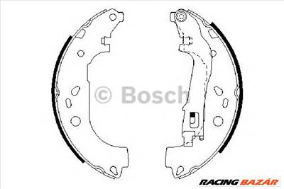 BOSCH 0 986 487 717 - fékpofakészlet FIAT LANCIA OPEL VAUXHALL