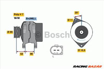 BOSCH 0 986 046 210 - generátor FIAT IVECO UAZ