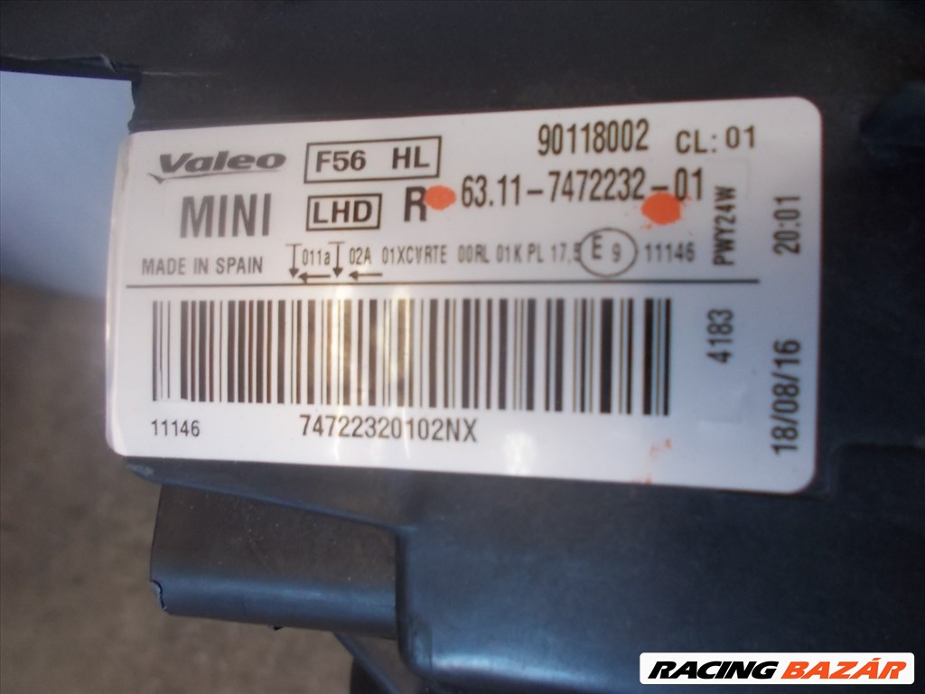 MINI MINI F55 F56 F57  jobb első LED fényszóró 63117472232 6. kép