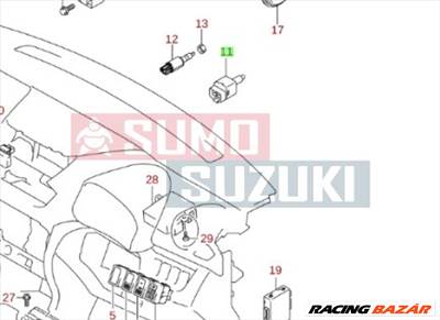 Suzuki Alto féklámpa kapcsoló 37740M68K00