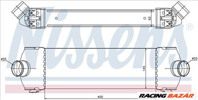 NISSENS 96641 Intercooler