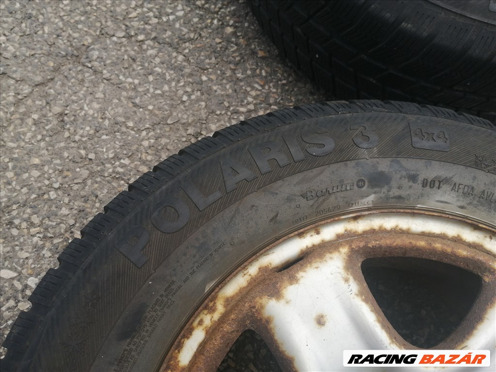 Toyota Rav4 5×114,3 lemezfelni 4 db kb 60%os barum gumikkal eladó! 4. kép