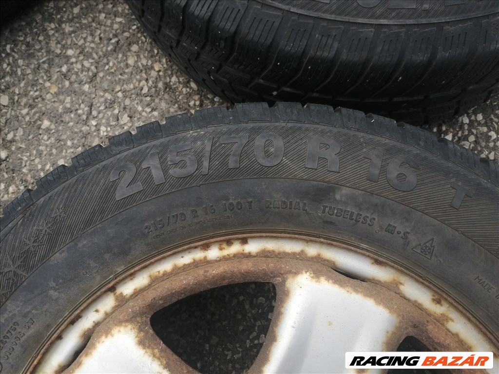 Toyota Rav4 5×114,3 lemezfelni 4 db kb 60%os barum gumikkal eladó! 5. kép