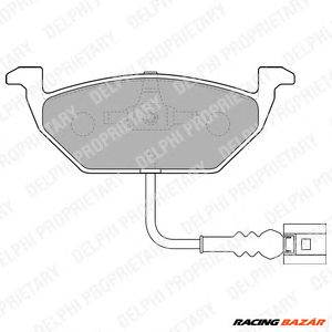 DELPHI LP1514 - fékbetét AUDI MERCEDES-BENZ SEAT SKODA SKODA (SVW ) VW VW (FAW) ZHONGHUA(BRILLIANCE)