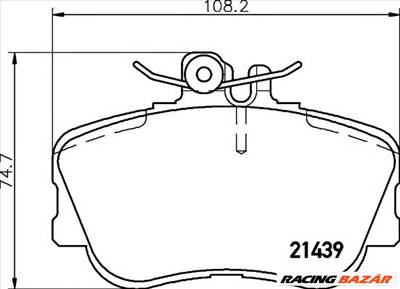 TEXTAR 2143905 - fékbetét MERCEDES-BENZ