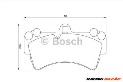 BOSCH 0 986 424 739 - fékbetét AUDI PORSCHE VW