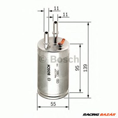 BOSCH F 026 403 014 - Üzemanyagszűrő VOLVO VOLVO ASIA 1. kép