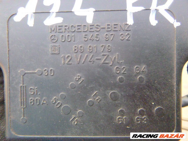 MERCEDES W124, 1989 2,0 D izzítórelé 001 545 97 32 0015459732 3. kép
