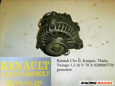 Renault 1.2 16V (70A) 8200065730 generátor 