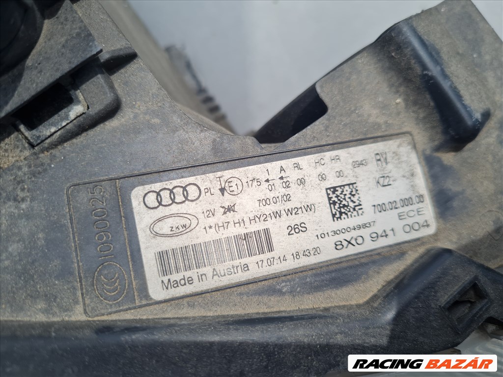 Audi A1 8X jobb első lámpa  8x0941004 3. kép